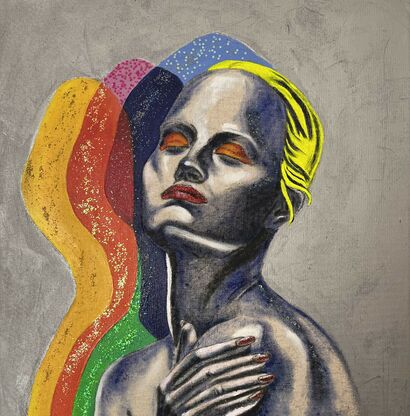 LA SOGNATRICE - a Paint Artowrk by Laura Casali